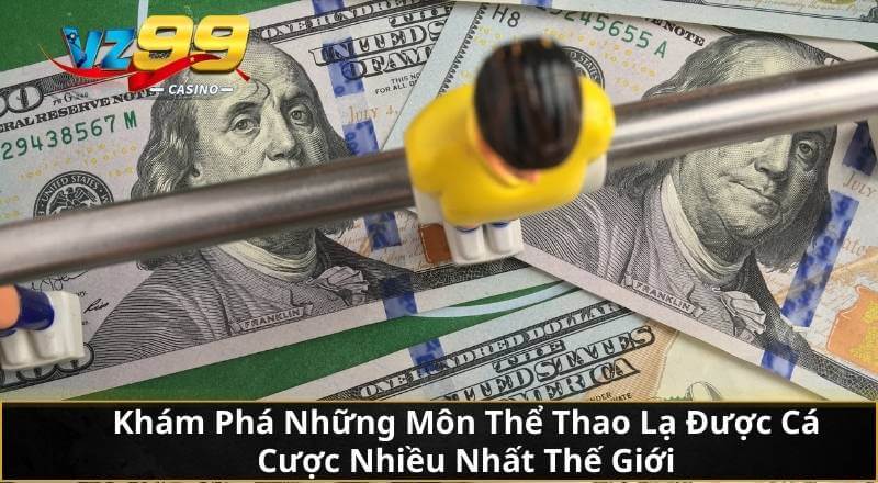 Cùng VZ99 Giải Mã Cá Cược Thể Thao Để Gia Tăng Lợi Nhuận 4 Khám Phá Những Môn Thể Thao Lạ Được Cá Cược Nhiều Nhất Thế Giới